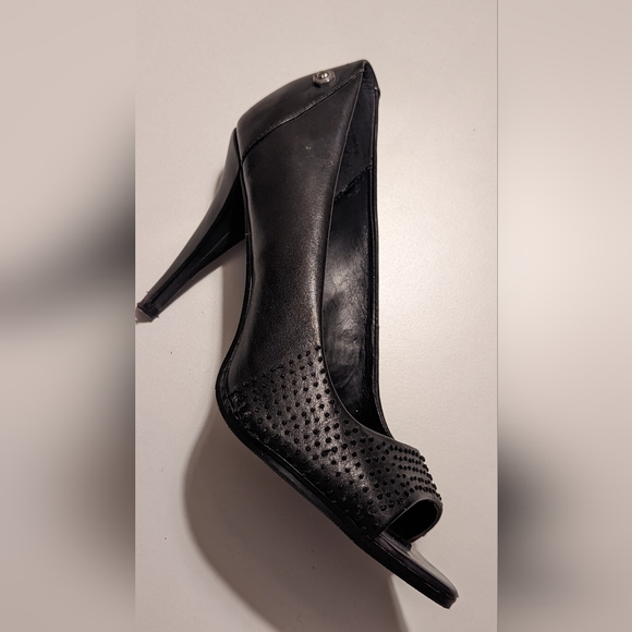 Women's Diesel Selenah Peep-toe Heels, Black, Size 38, 4" heel - Picture 10 of 12